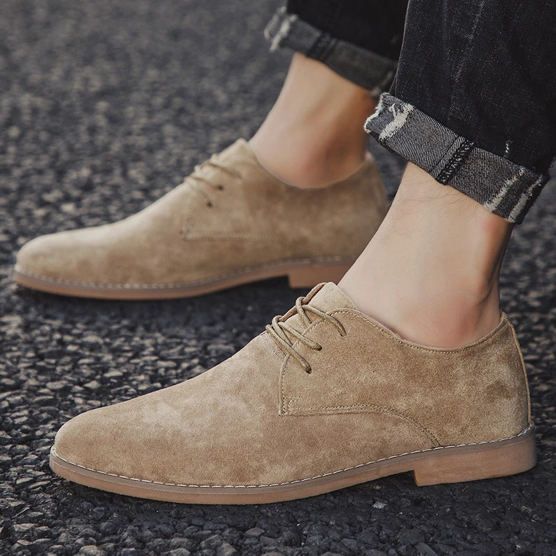 Mens trend casual shoes mens suede Oxford wedding leather mens shoes mens dresses 241031