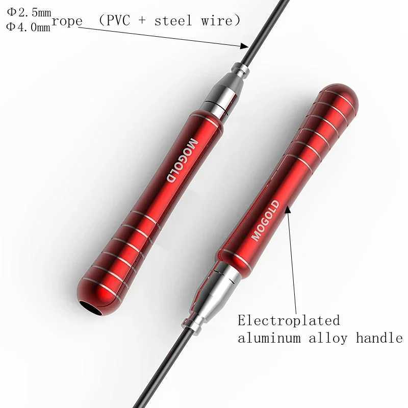 Gym Exercise Jump Rope Professional Speed Jump Rope Exercise Equipment Fitness Men Black Red Blue Cuerda Para SaltarW241101