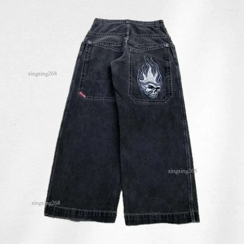 Men's Jeans Y2K Baggy Vintage JNCO High Quality Embroidered Pattern Hip Hop Streetwear Casual Men Women Harajuku Wide Leg