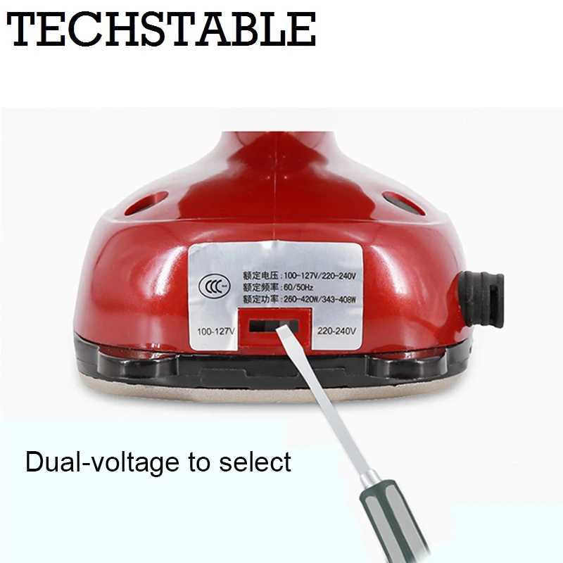 Mini handheld electric clothing steam ironing travel clothes steam wet dry ironing base portable hot iron 110V-220V Y241101