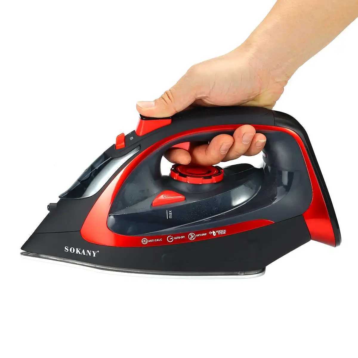 2400W Electric Steam Iron 220V Cordless Charging Steam Iron 5-speed Adjustable Clothing Iron ABS+Ceramic Base Plate Y241101