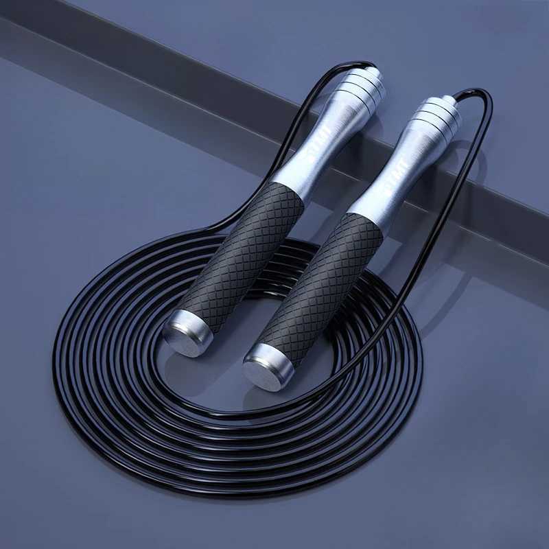 1 piece of Speed Jump rope non weight bearing slip professional fat burning suitable for weight loss exercise adult and student steel wire ropeW241101