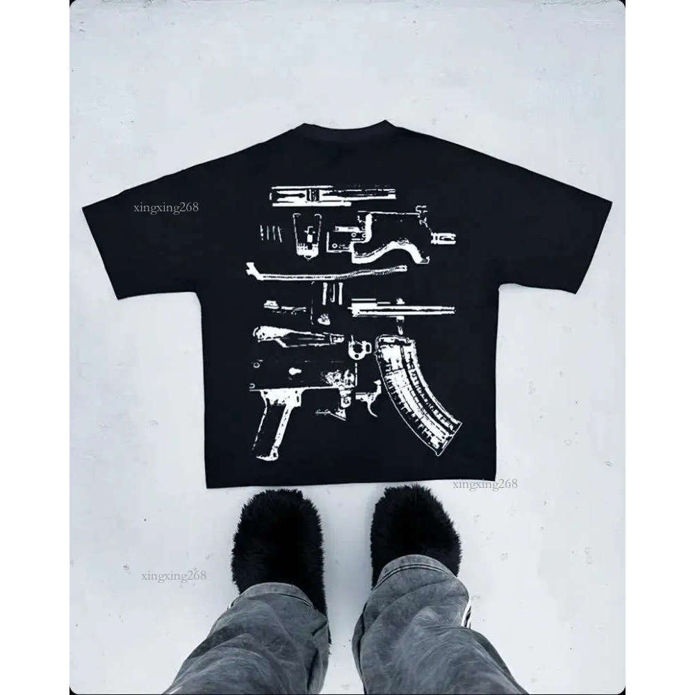 Men's T Shirts In Draco We Trust Letter Print Summer T-shirt High Quality Harajuku Casual Fashion Short Sleeve Couple Oversized Streetwear