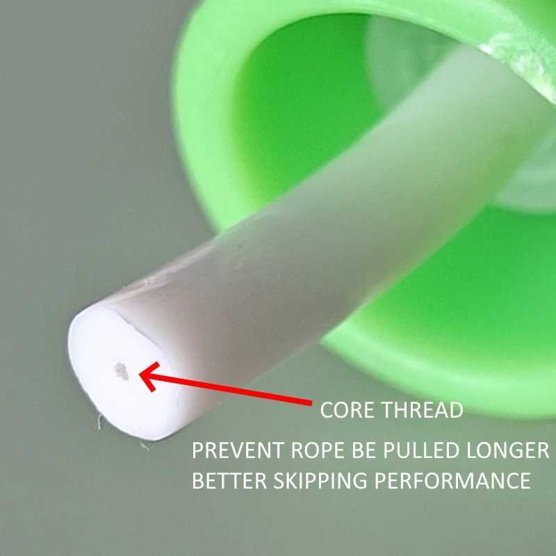 10.5ft 3.2m hand rope strength cc 5.3mm PVC rope core wire 105G jump rope suitable for 80A hard jump ropeW241101