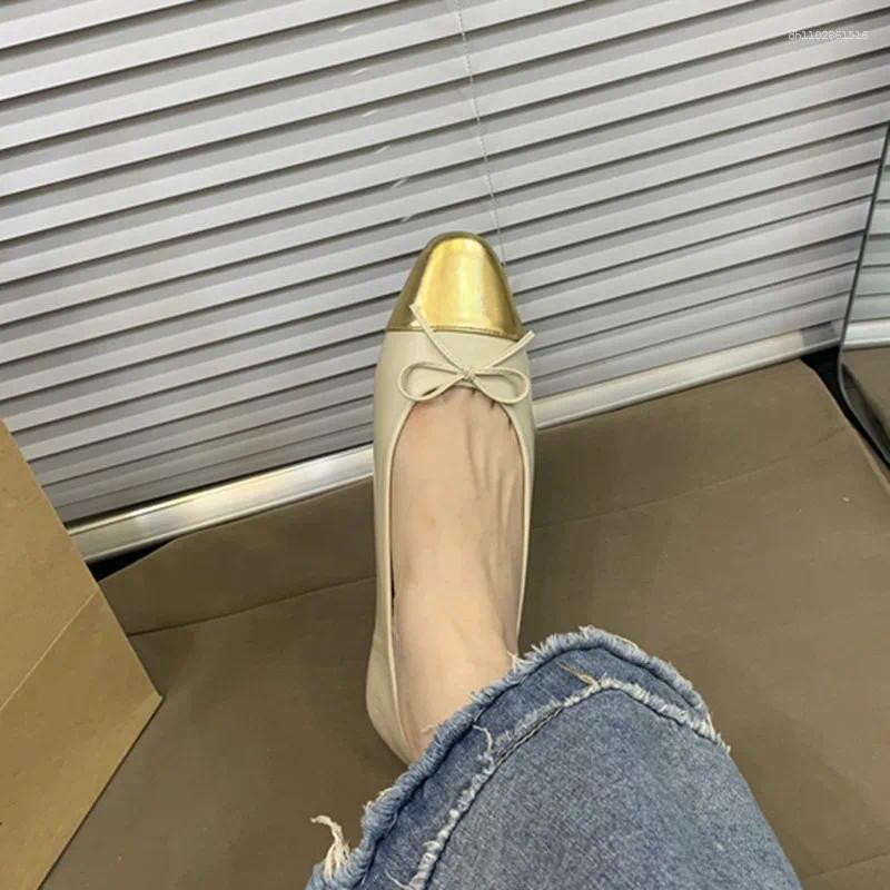 Bailamos Casual Shoes Women Brand Flats Fashion Ballet Bow Pregnant Women's Loafers Dress Mujer 's