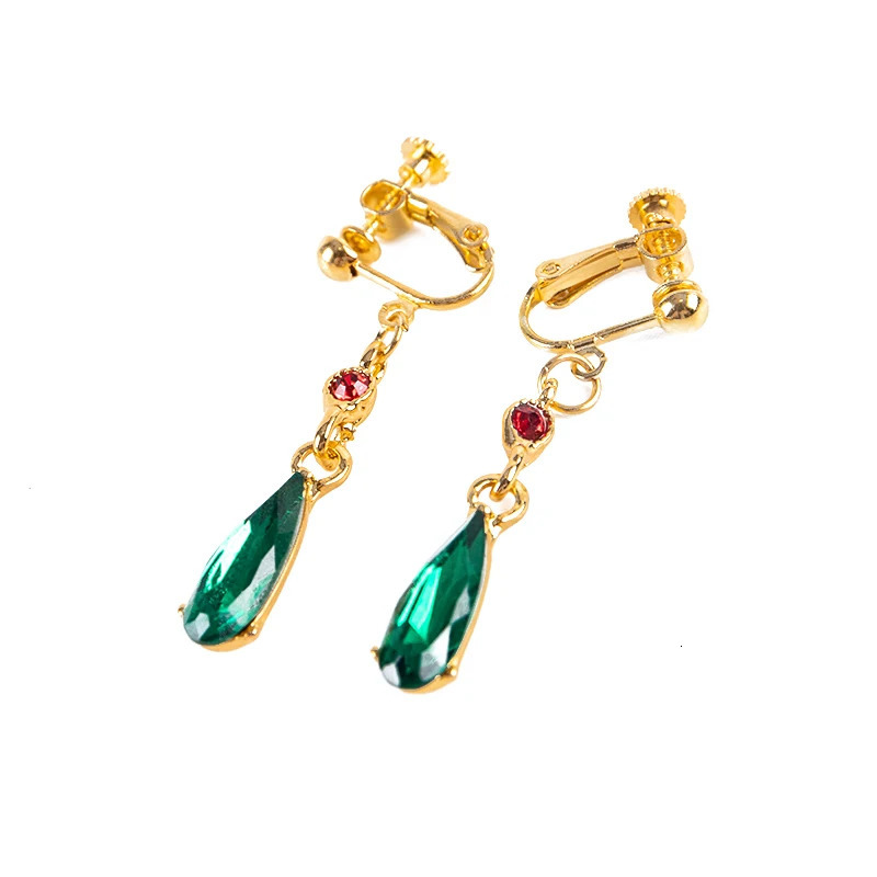 1Pair Miyazaki Hayao Anime Howls Moving Castle Studs Howl Costume Earrings Cosplay Jewelry Accessories Gift 241031