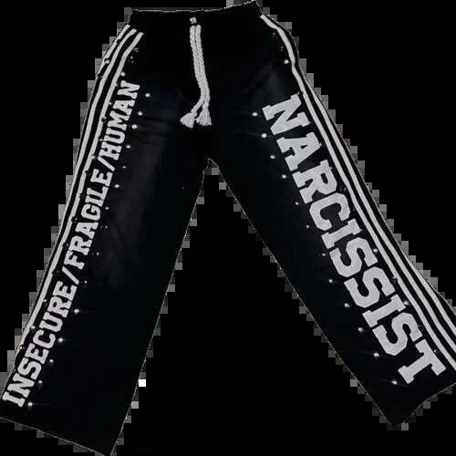 Retro Patch Sweatpants Y2k Pants Mens Hip Hop Letters Sequins Rhie Stripes Baggy Elastic Waist Jogging Casual Trousers