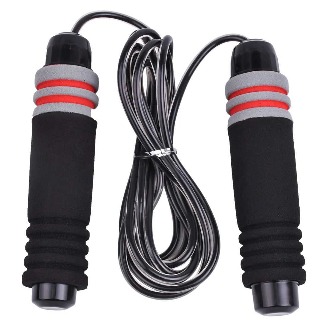 Speed Jump Rope Crossfit Profinal Heavy Fitness Gym PVC Ski Rope Adjustable Fitness Equipment Music Boxing MMA TrainingW241101