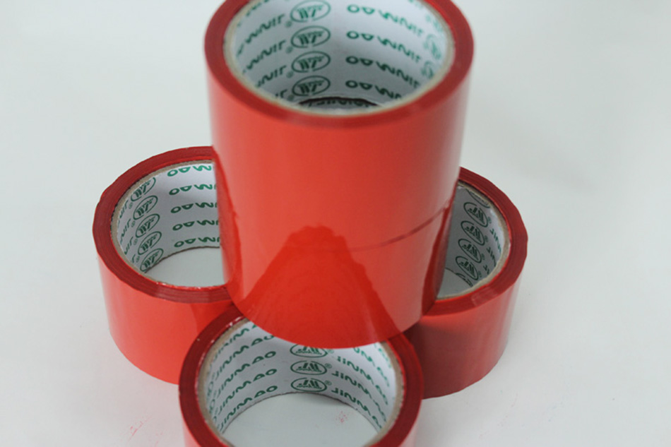 Factory direct red sealing tape large roll goods marking express sealing packing wholesale