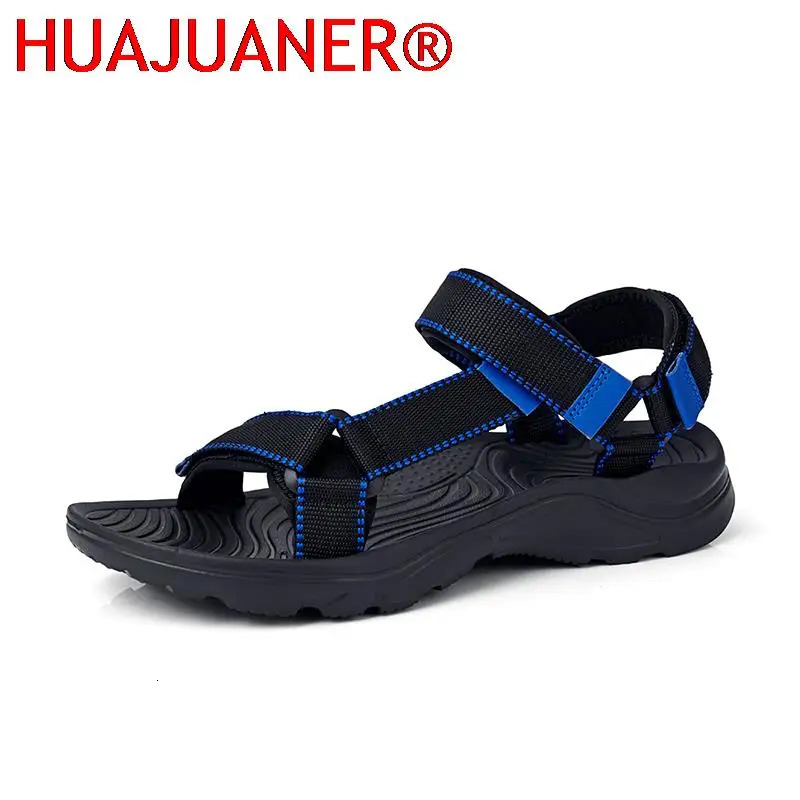 2025 new Fashion Outdoor Lightweight EVA Sole Breathable Sandy Beach Men Sandals Garden Shoes Summer High Quality Clogs Big Size 240322