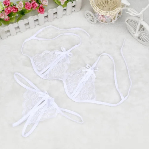 Women Lady Sexy Lingerie Lace Underwear Sleepwear G-string Lingerie Female Underwear Set Womens Bra Suit 241031