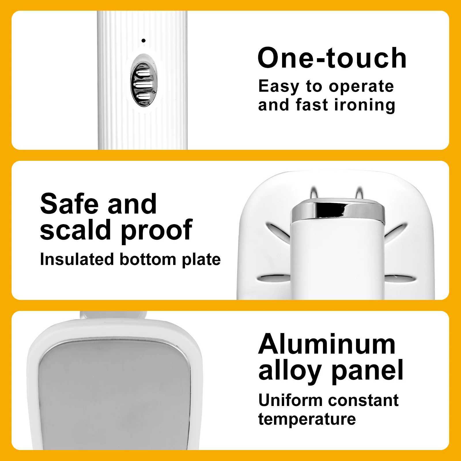 Travel Iron Portable Mini Ironing hine Clothing Steam Wrinkle Removal Dry and Wet Handheld Steam Ironing Fabric Y241101