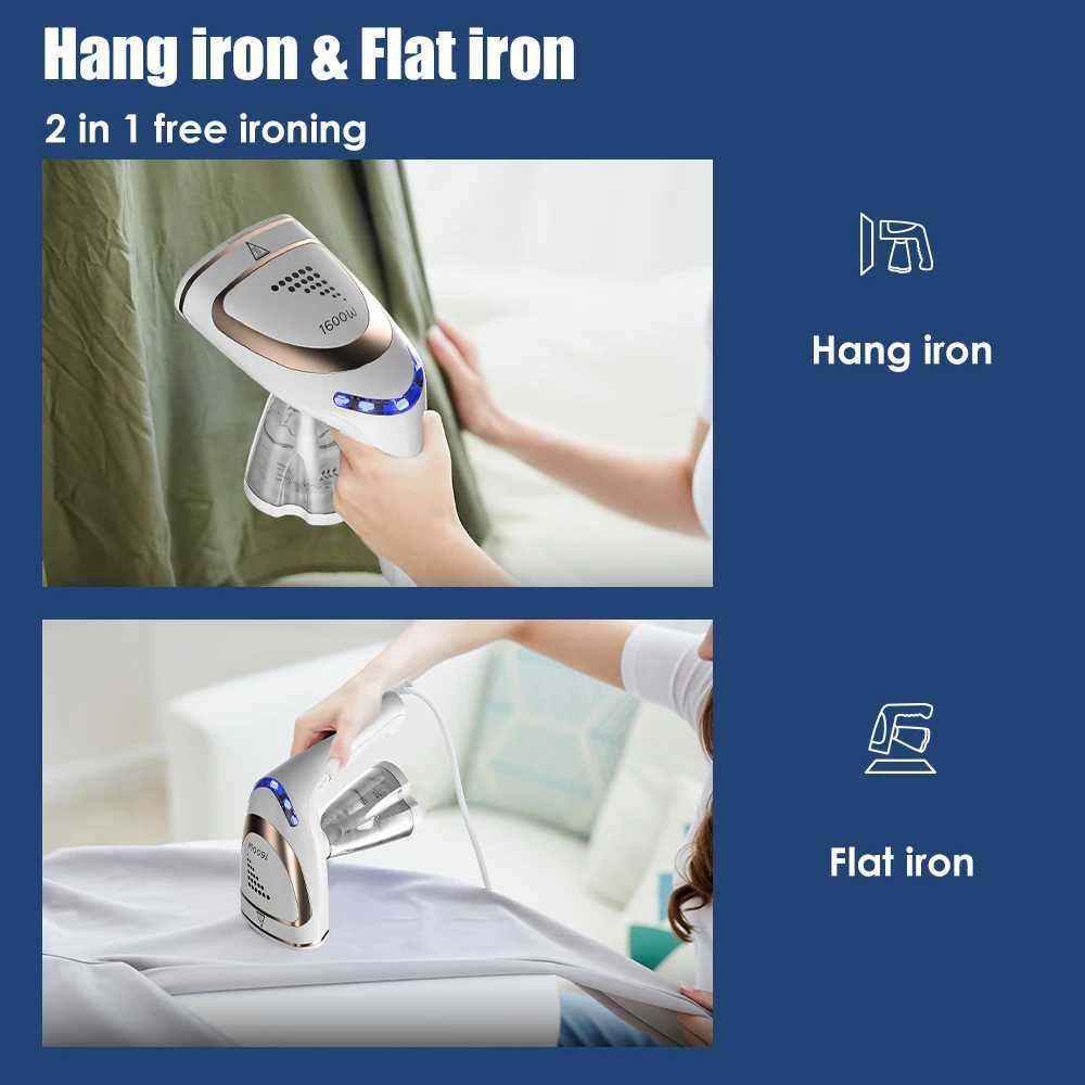 1600W folding and hanging ironing machine for home mini steam ironing and travel temperature Y241101