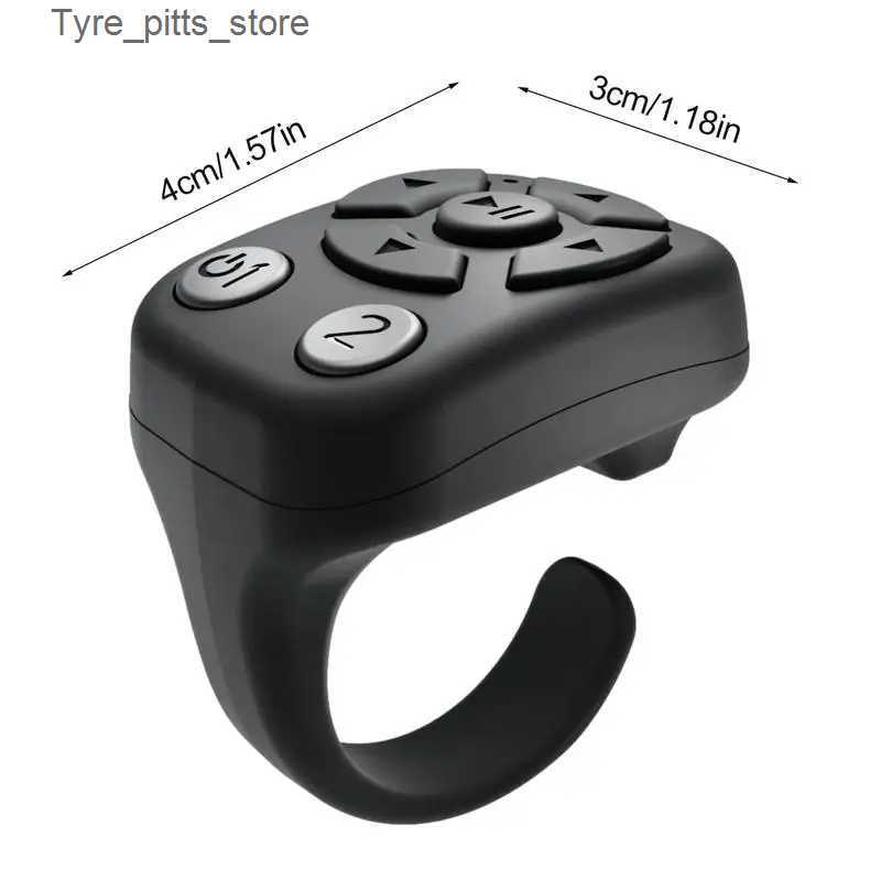 Smart Remote Control Wireless BT Shutter Release Button Mini Fingertip Ring Remote Control Phone Selfie Controller Self-Timer L240910