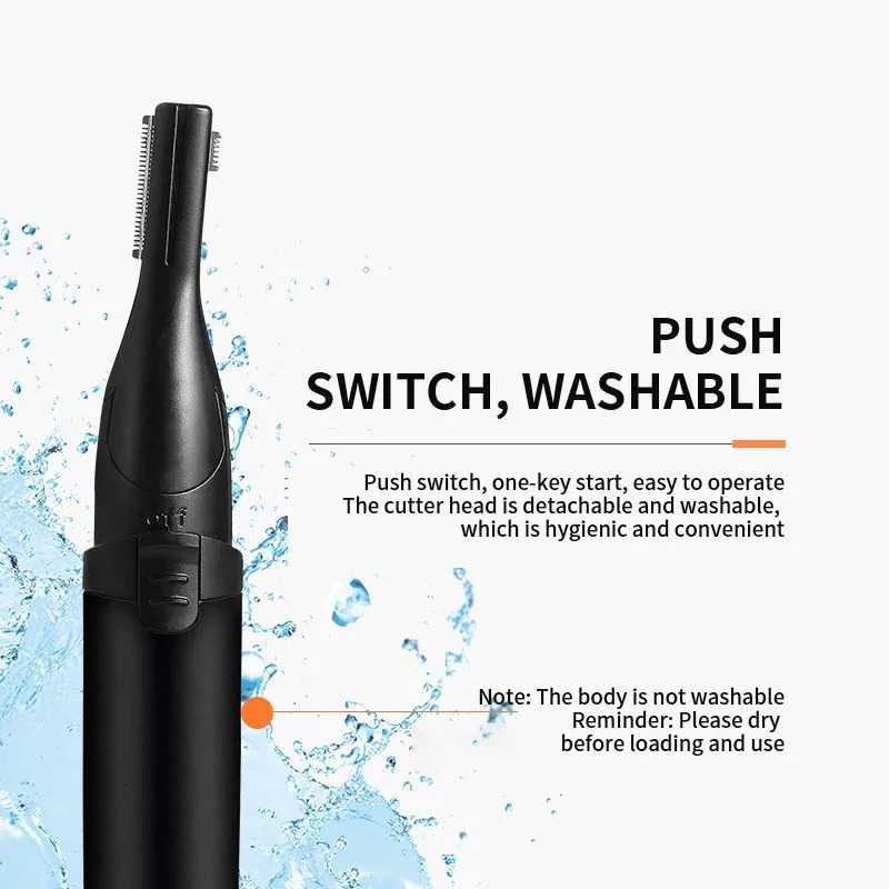 Electric Eyebrow Trimmer Multifunction Washable Eyebrow Razor Ladies Do Not Hurt The Skin Baby Mens Shaving Razor 240321