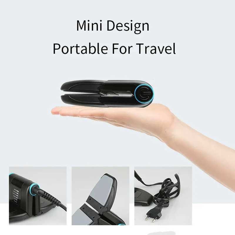 Mini foldable iron 6-speed press for heating clothing suitable for cotton/wool/silk clothing rechargeable electric iron easy to operate Y241101