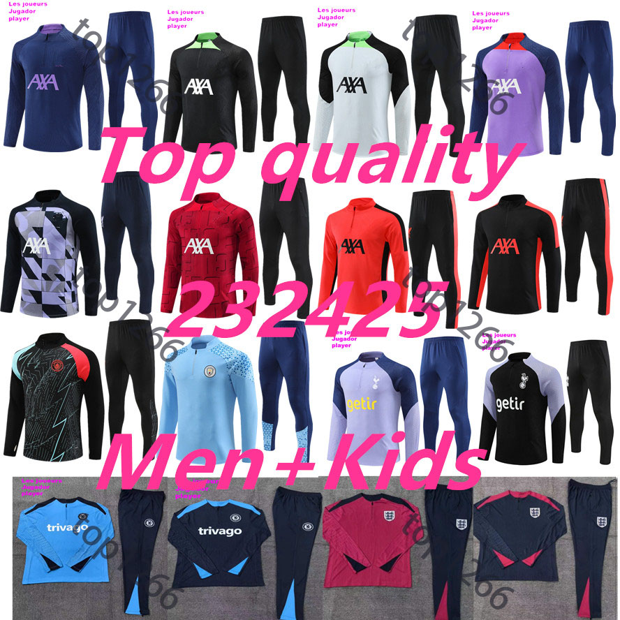 2024 2025 soccer tracksuits men football training suit 23 24 25 MACliverpo olfc train GAKPO DARWIN Luis DIaz Arnold ALLISTER tuta jacket kit men and kids survetement