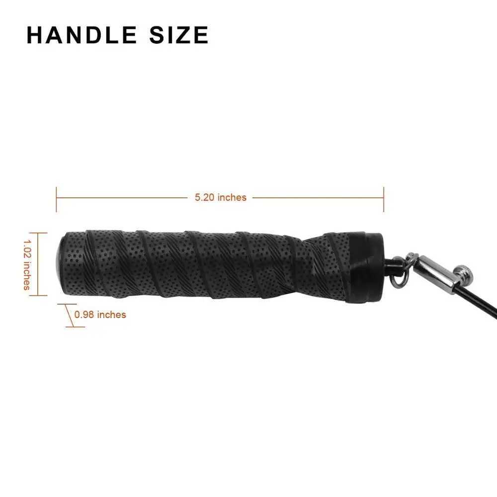 Steel wire heavy-duty jumper speed Fitn rope solid PVC rubber coated bearing high-speed cabW241101