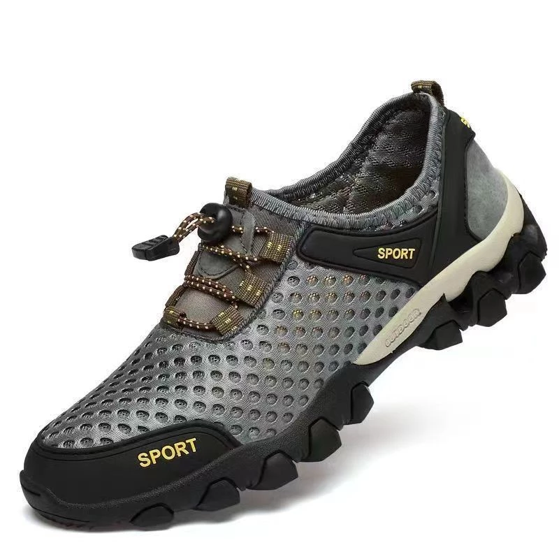 Breathable Sneakers Fashion Shoes For Men Climbing Hiking Gym Shoes #HXTE41 Men Outdoor Beach Wading Tenis Barefoot Sneakers
