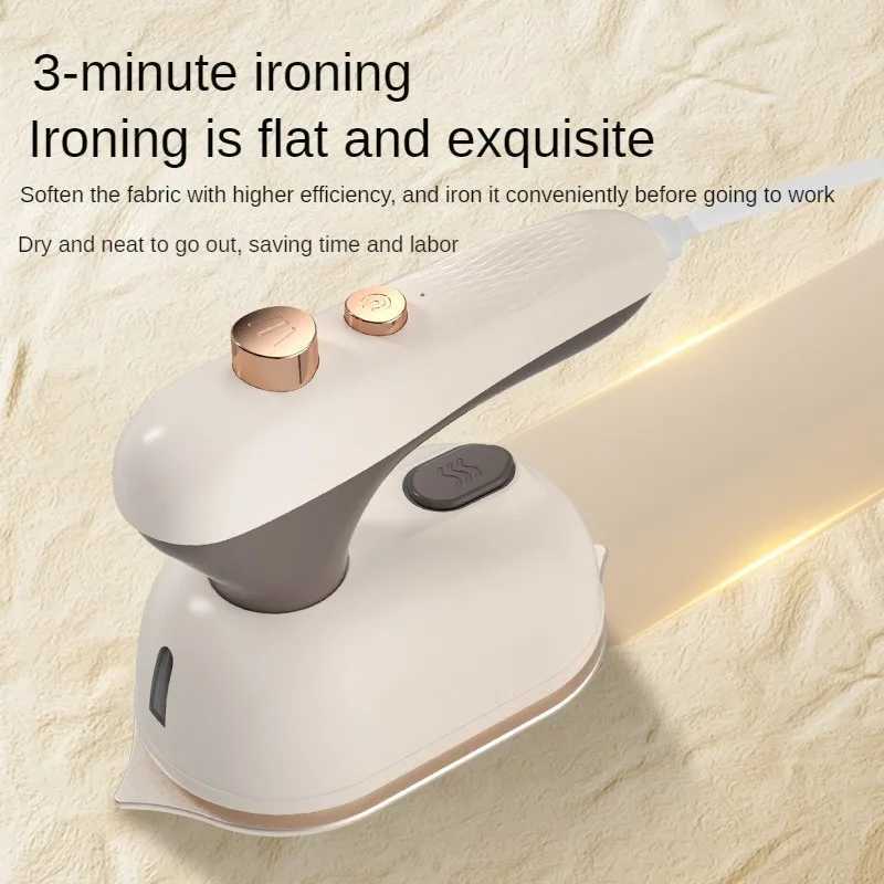 Portable 2-in-1 mini iron handheld steam iron suitable for business dry and humid can remove fabric wrinkles. Y241101