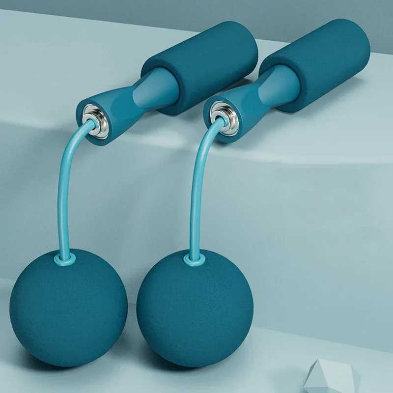 Jump rope exercise with heavy ball fitness training bodybuilding fast jump rope home gym equipmentW241101