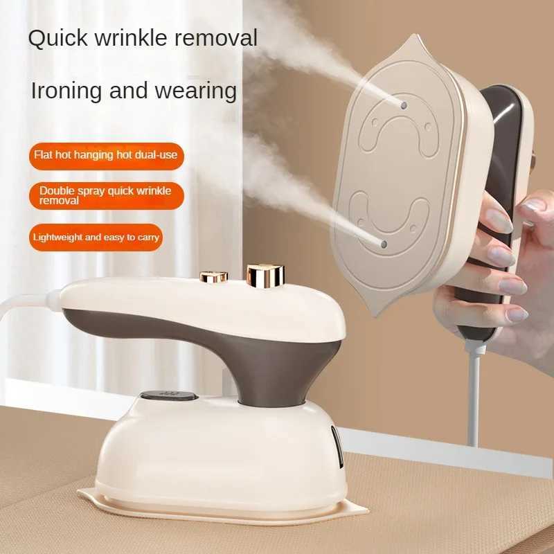 Portable 2-in-1 mini iron handheld steam iron suitable for business dry and humid can remove fabric wrinkles. Y241101