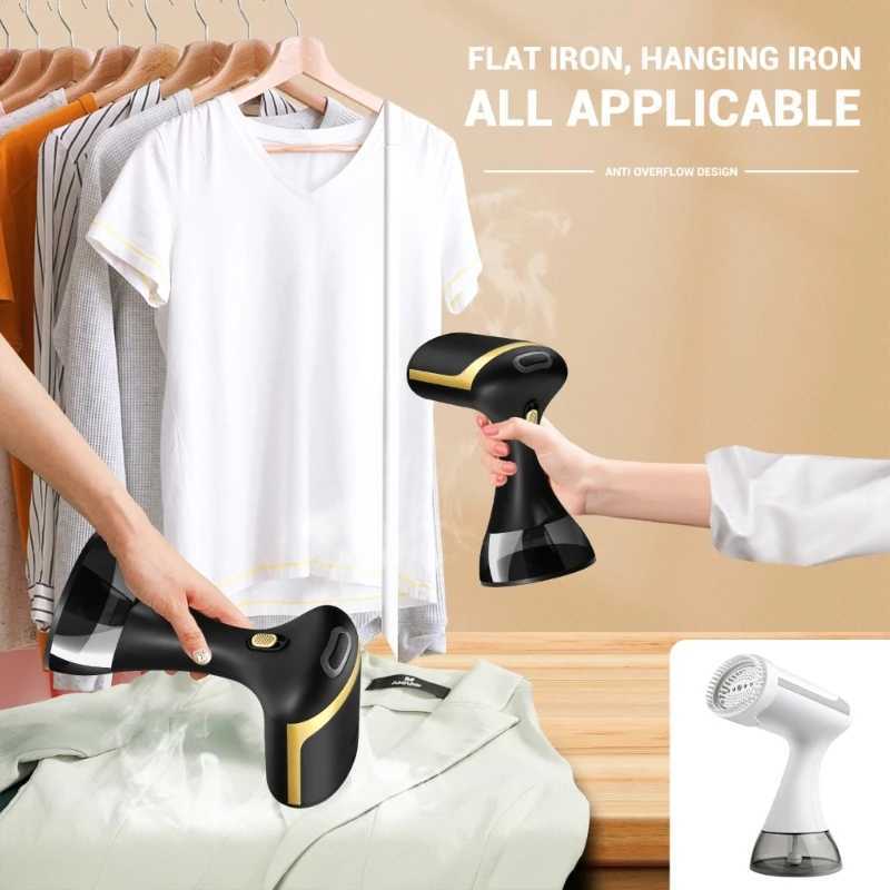 Garment Steamer Handheld Hanging Steam Cleaner 1500W Portable Fabric Wrinkle Removal Iron Y241101