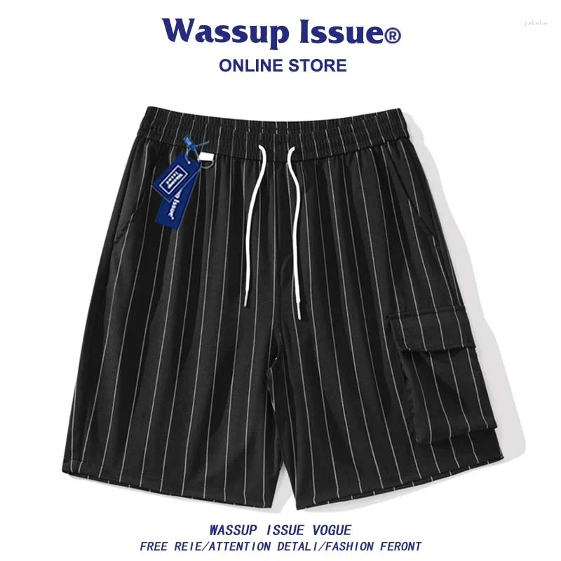 Men's Casual Shirts WASSUP ISSUE Breathable Striped Shirt