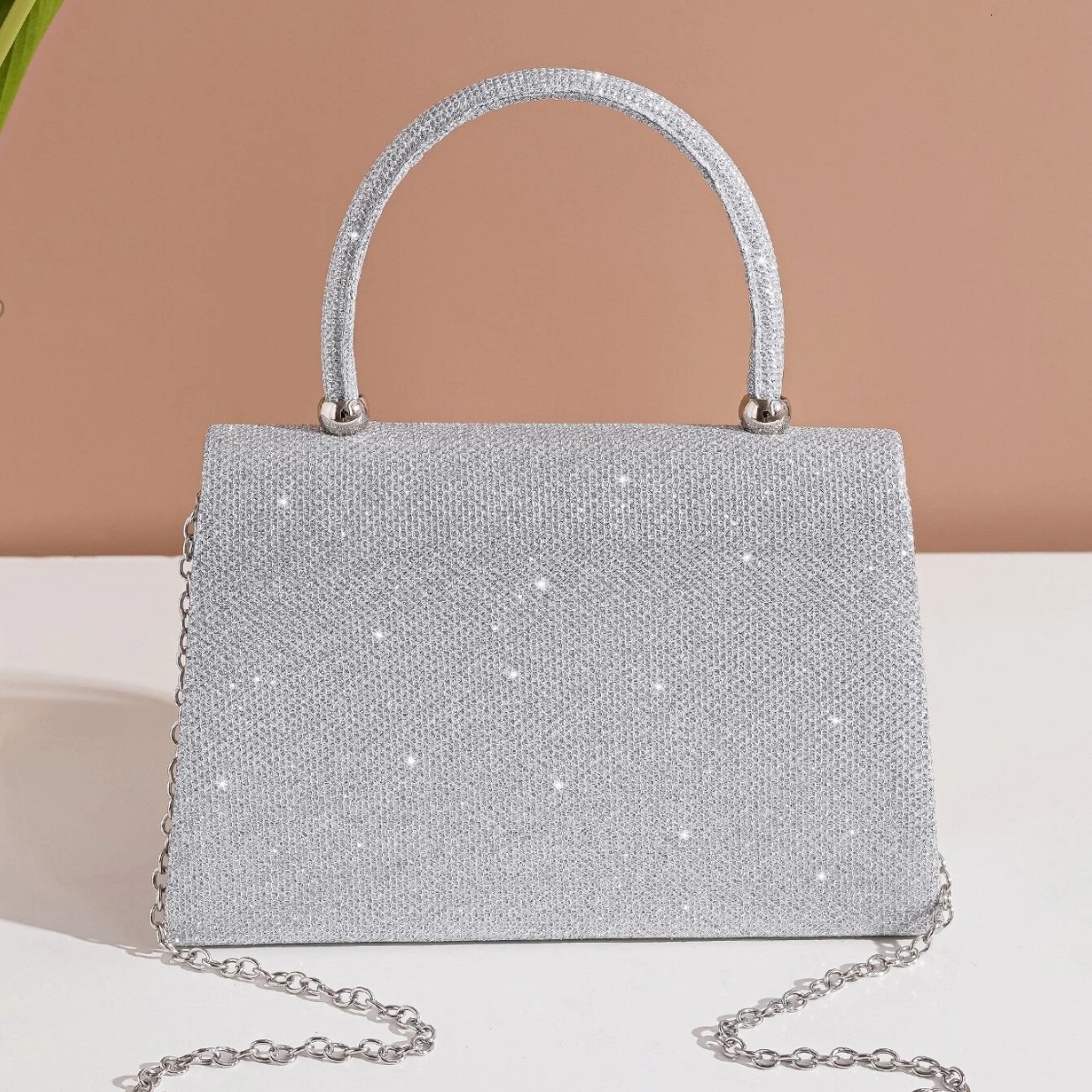 Women's new bow tie handbag, party new banquet bag, niche design, high-end texture