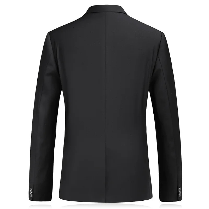 2023 Mens Business Fashion High Quality Gentleman Black 2 Piece Suit Set Blazers Coat Jacket Pants Classic Trousers 241031