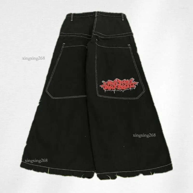 Men's Jeans Y2K Baggy Vintage JNCO High Quality Embroidered Pattern Hip Hop Streetwear Casual Men Women Harajuku Wide Leg