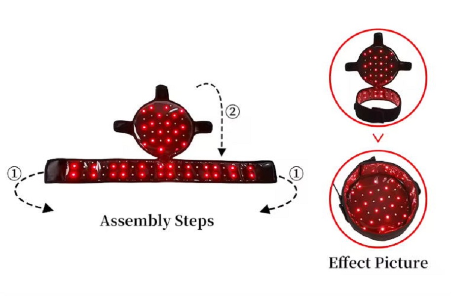 Portable Led Light Therapy Anti-Aging Red Light Therapy Cap Home Use Beauty Equipment For Hair Growth