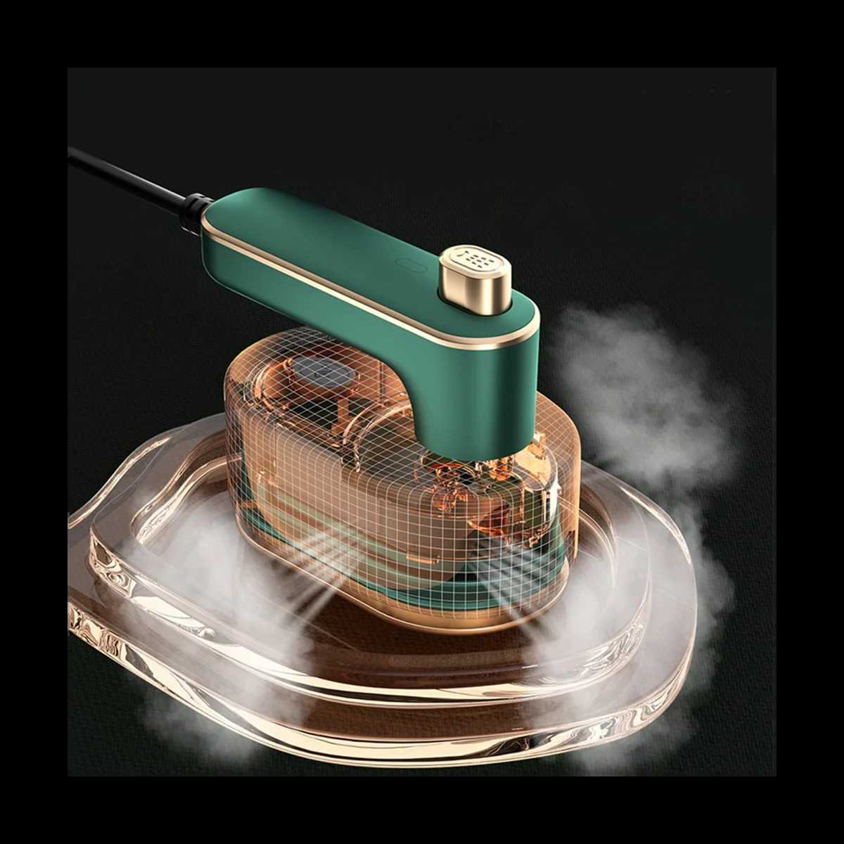 Electric Mini Iron Handheld Clothing Steam Engine hine Portable Ironing hine A EU Plug Y241101