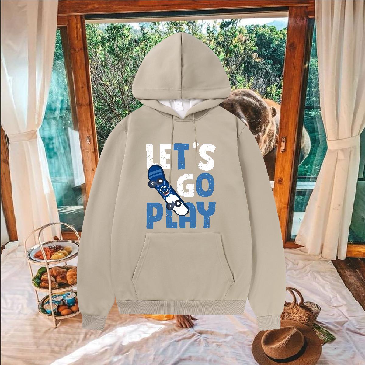 2024 DIY Hoodie Women Home Outdoor Comfortable Women Tops Hoodie Plus Size Custom Thick Plush Clothes Long Sleeve Soft