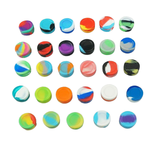 Cheapest Round Non Stick Silicone Jar Container 5Ml BHO Silicon Box Tub Jar Wax dabber tool s Slicks for smoking acces