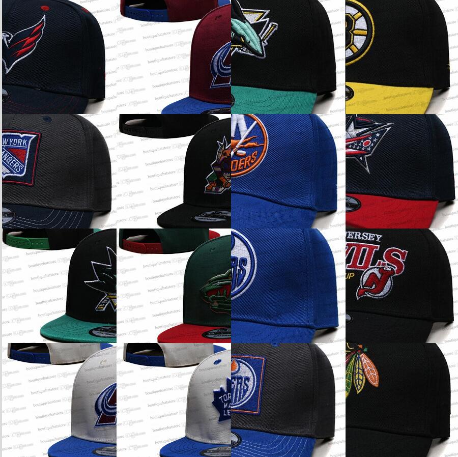 2024 All Team Fan's Baseball Adjustable Hat Men Women's One Size Vintage Flat Sport Base Ball Snapback Caps Hockey Bent Brim Gray trucker cap Chapeau bone NO1-05