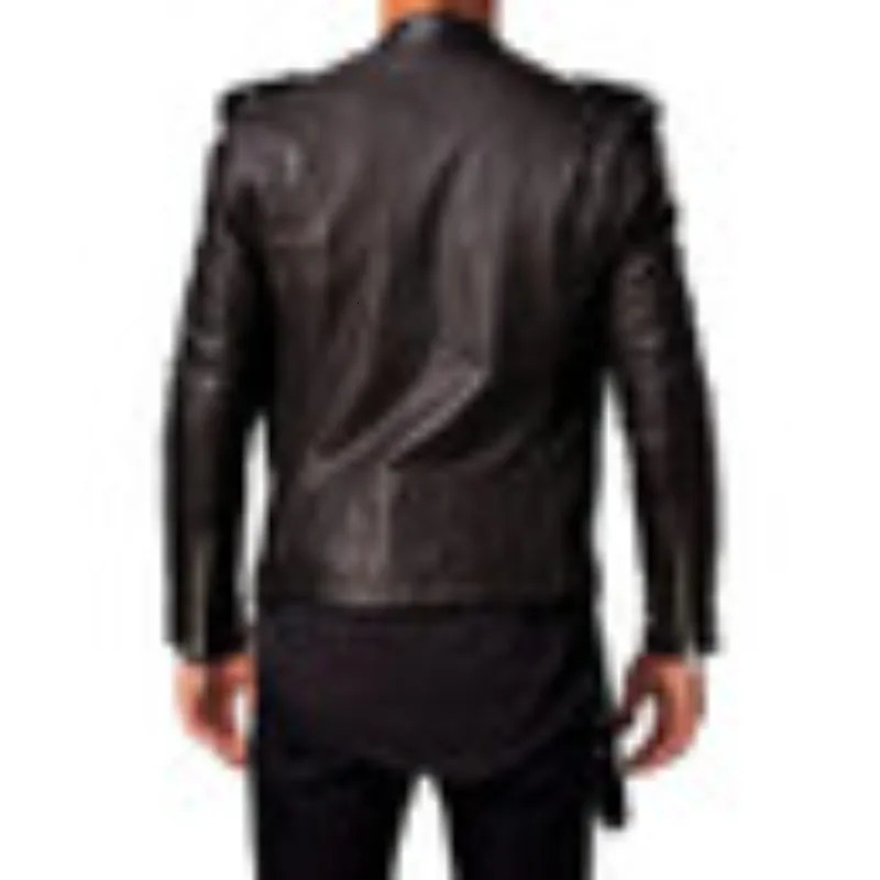 Mens leather jacket - Lambskin winter retro motorcycle jacket motorcycle riding and racing jacket motorcycle jacket 241031