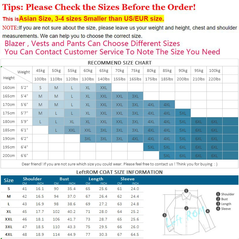 Jacket Vest Pants Spring Autumn Thick Houndstooth Plaid Formal Business Men's Groom Wedding Dress Stage Slim Suit