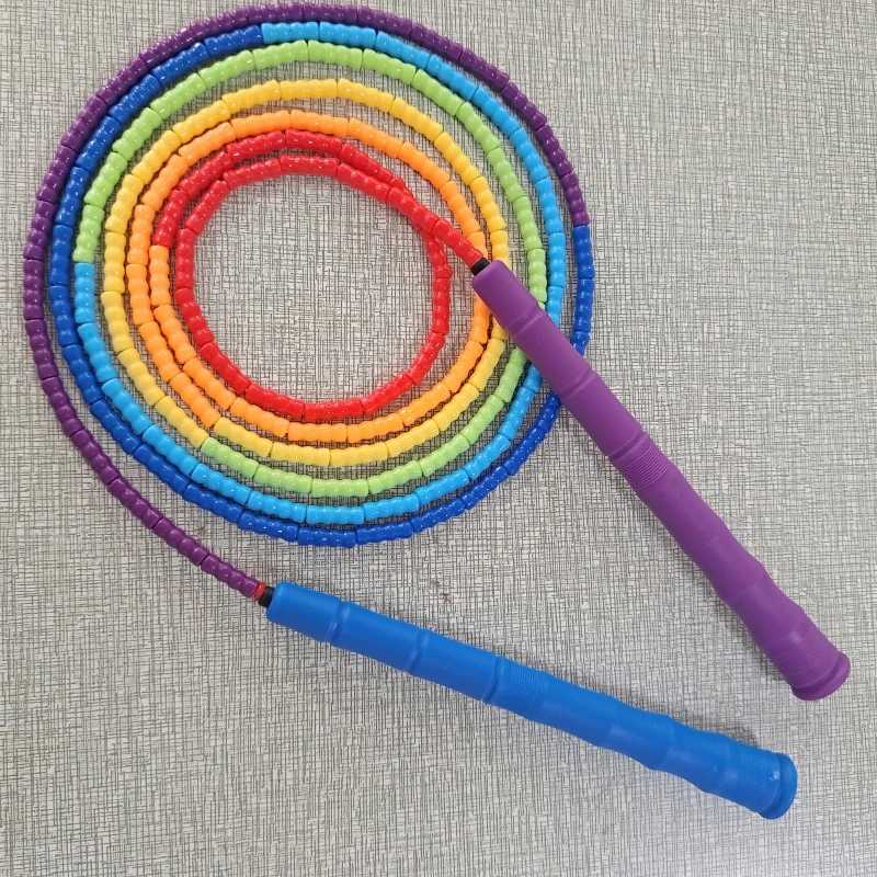 Nevertoolate Long Hand Soft PVC High Quality Beaded Jump Rope 11 feet 3 metersW241101