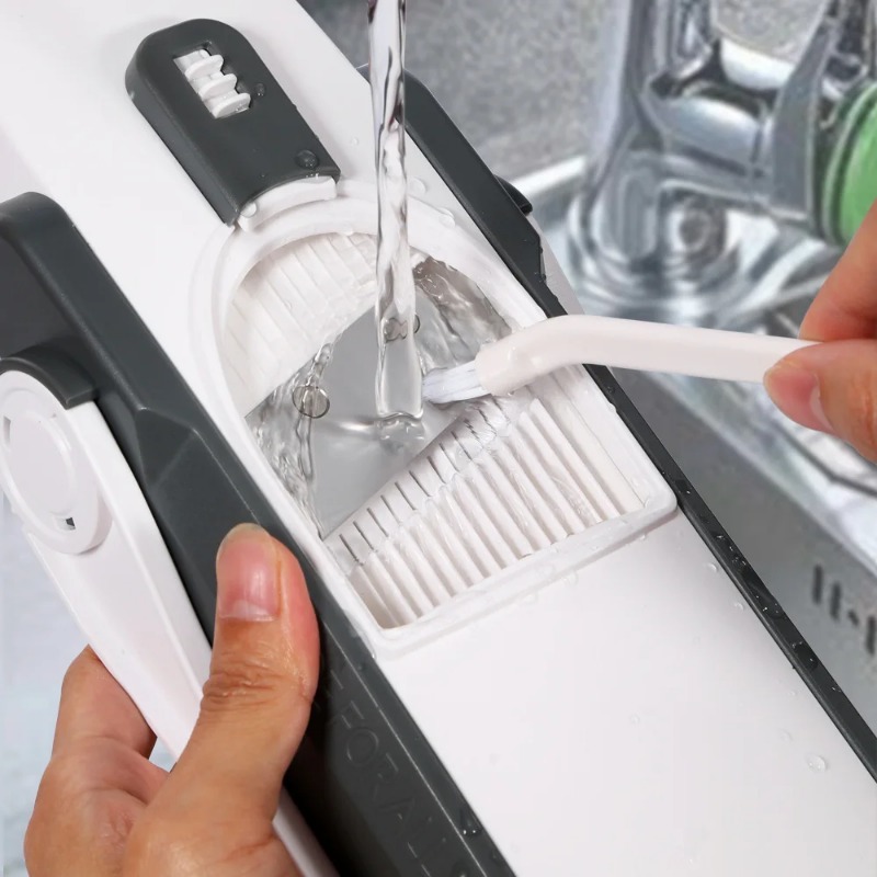 Slicer, Foldable Grater Slicer - Safe Kitchen Gadget for Easy Vegetable Cutting, Makes Perfect Potato Chips and French Fries dh3628137