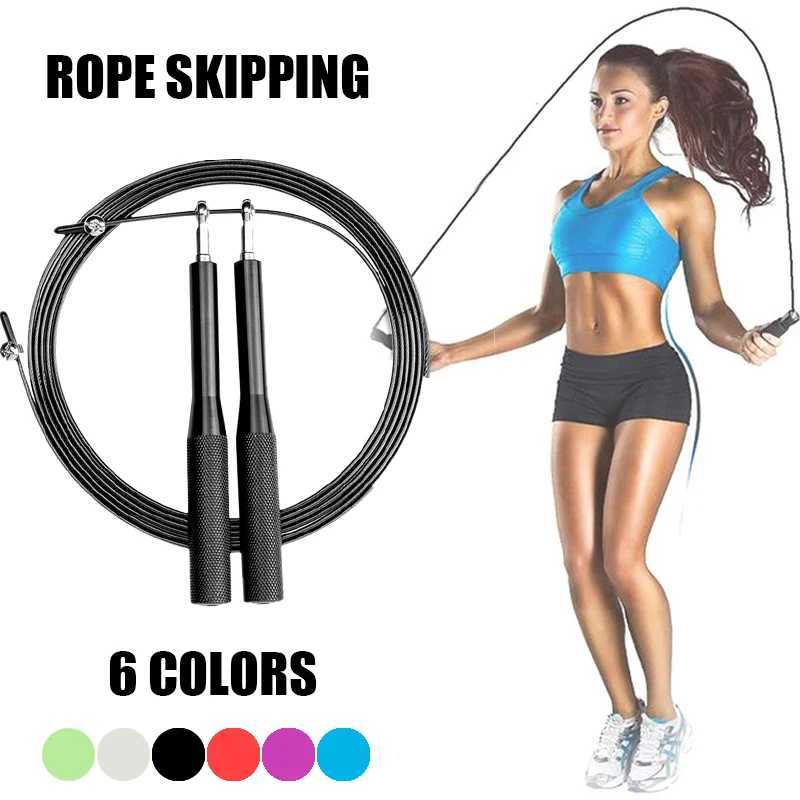 Crossfit Jump Rope Professional Speed Wire Jump Rope Fitness Training Equipment MMA Boxing Home ExerciseW241101
