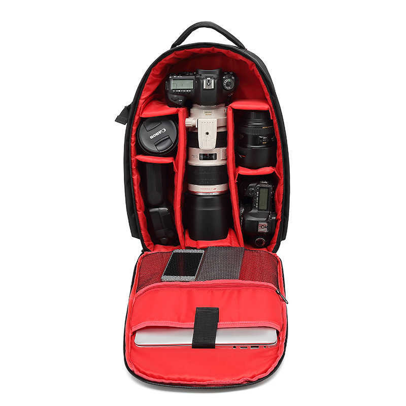 Outdoor professional camera backpack large capacity multi-functional waterproof camera bag 241015