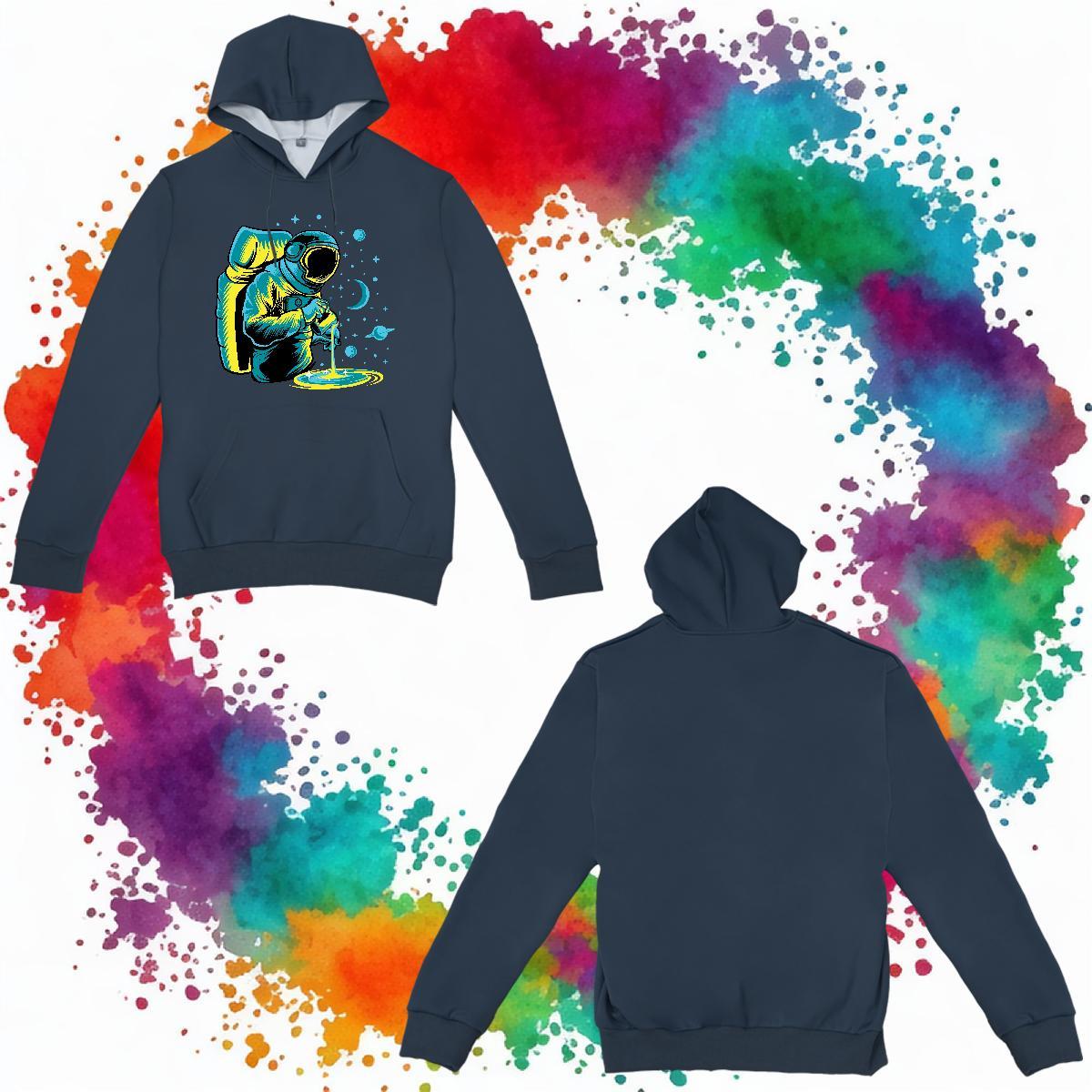 DIY Men's Hooded Sweatshirt Hooded Collar Breathable Wholesale Hoodie Pullover Anime Print Clothings Home Outdoor 350g Cotton