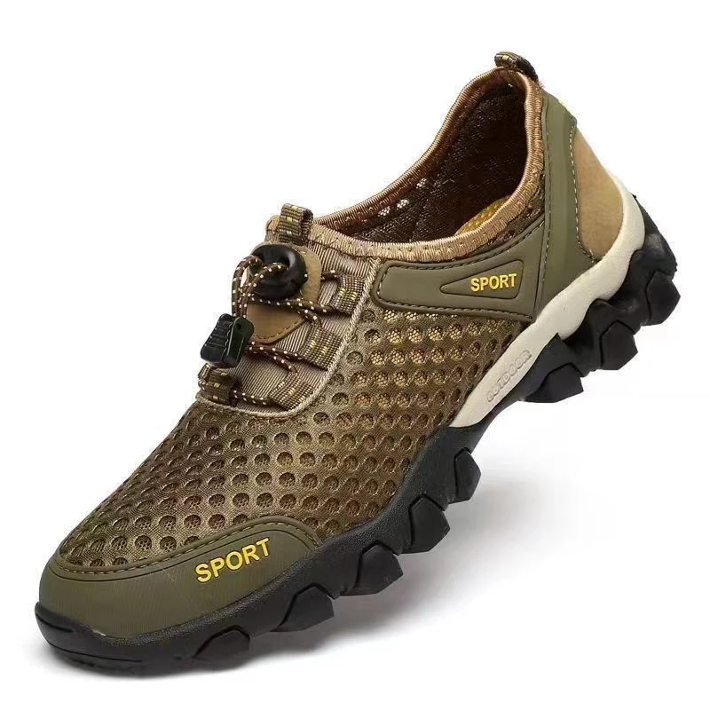 Breathable Sneakers Fashion Shoes For Men Climbing Hiking Gym Shoes #HXTE41 Men Outdoor Beach Wading Tenis Barefoot Sneakers