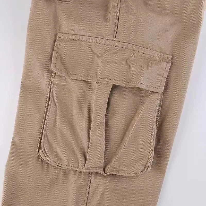 Womens Street Hip Hop Style Low Waist Fashion Trendy Workwear Denim Casual Pants for Women 241031