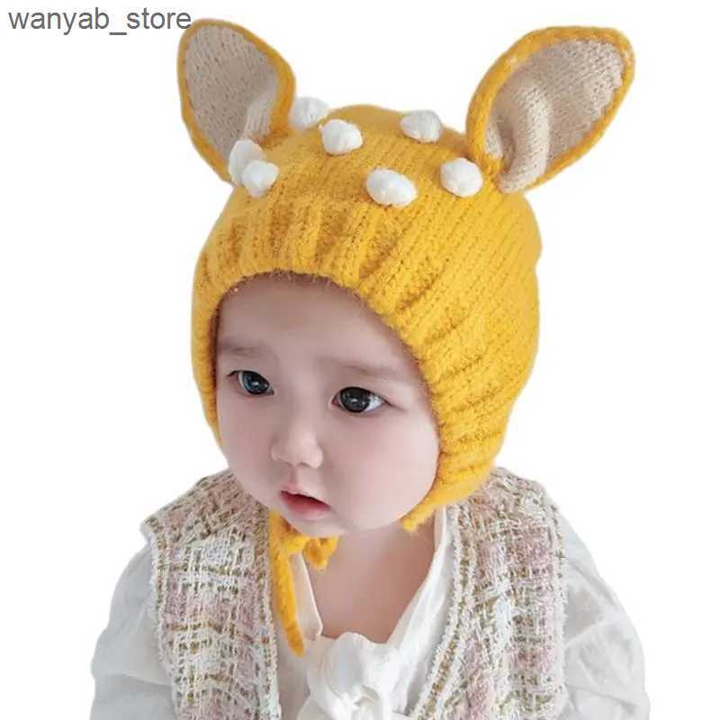 Wide Brim Hats Bucket Hats Doitbest Autumn Winter Toddler Infant Knitted Baby Hat Adorable Rabbit Long Ear Hat Baby Bunny Beanie Cap Newborn Photo Pro