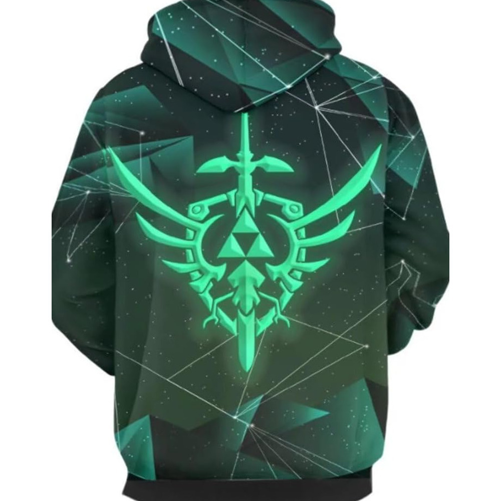 Hoodie for Mens Womens Link Hoodie Cosplay Costume Hooded Novelty Pullover Cool fashion Sweatshirt Graphic Hoodies sweatshirt Pullover Long Sleeve