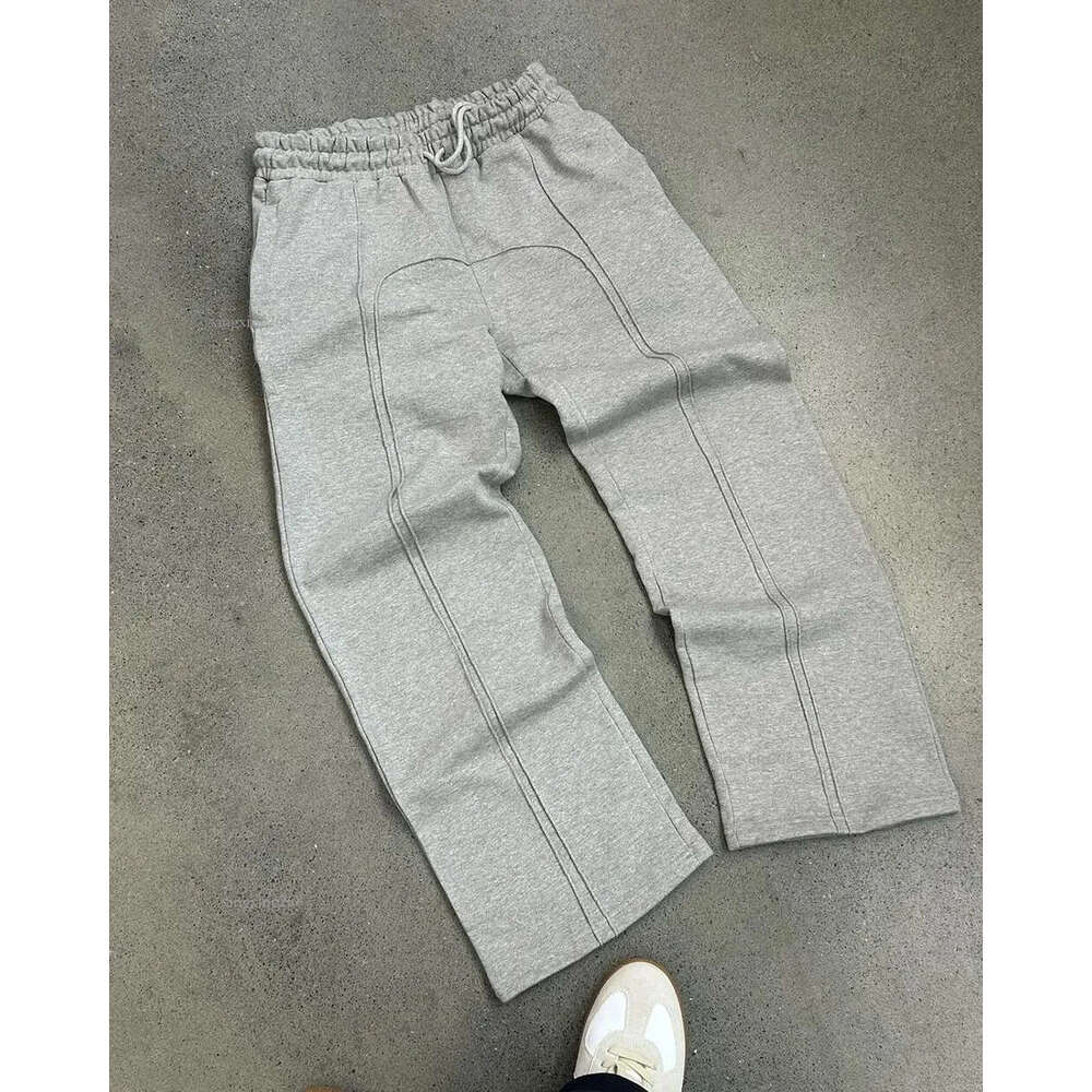 Men's Pants Streetwear PROTECT Sweatpants Y2K Mens Womens Hip Hop Letter Embroidery Baggy Casual Elastic Waist Jogging Trouser