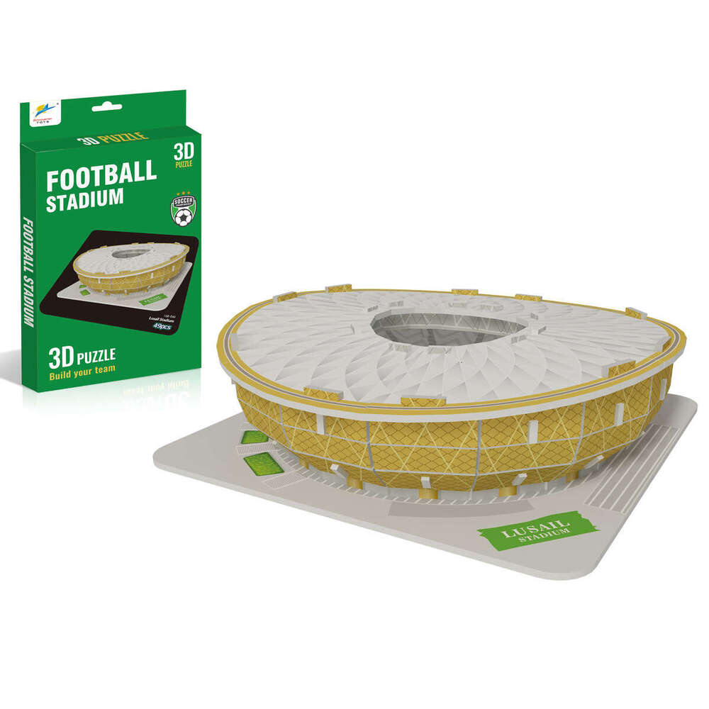 3D World Cup Football Stadium Assembly Paper Building Model Children's Puzzle Toy