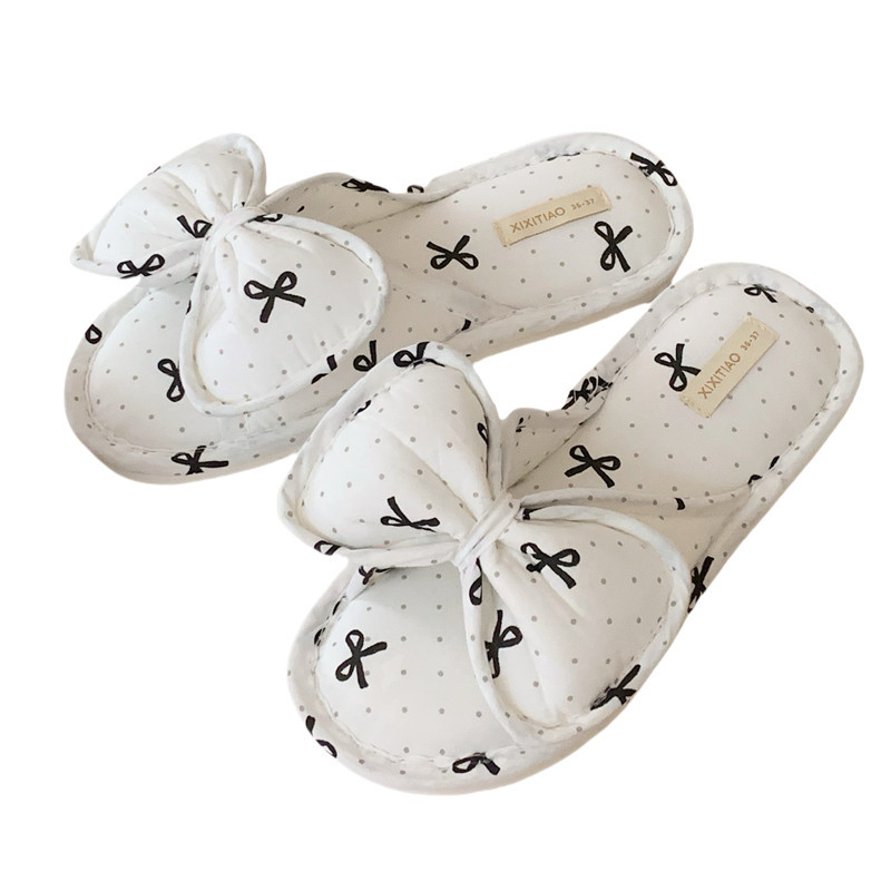 Slippers Summer Bow New fashion Girl Heart Family Bathroom non-slip Cool slippers with foot double strap cool slippers